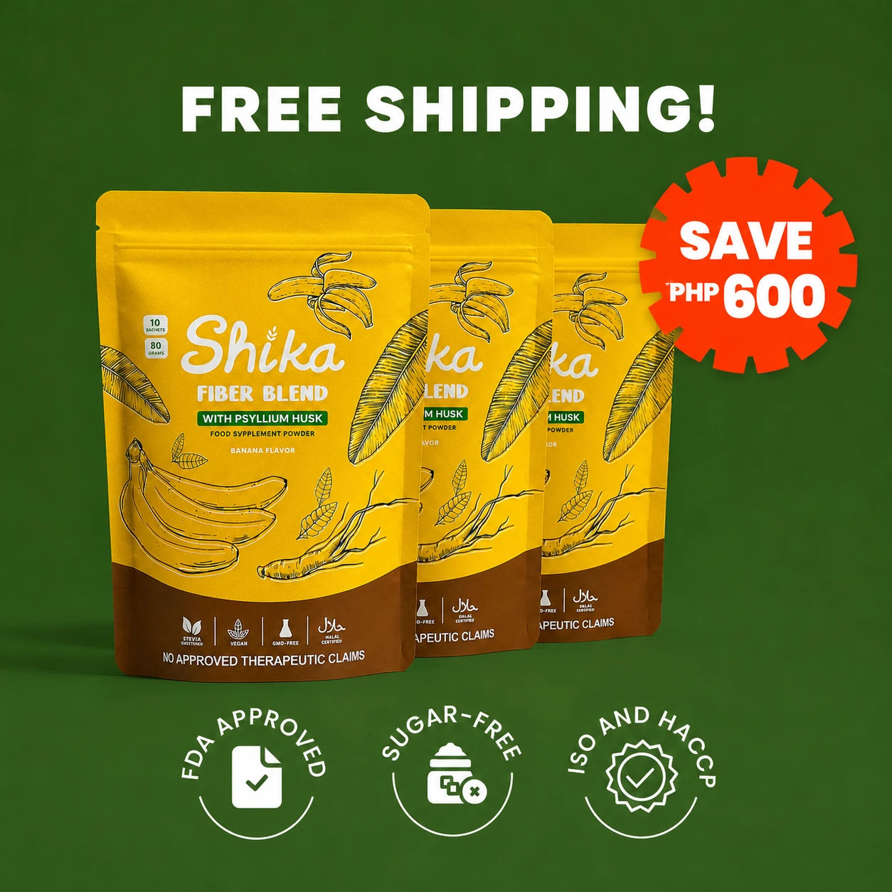 🍌 SHIKA FIBER BLEND